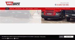 Desktop Screenshot of bobsskips.co.uk